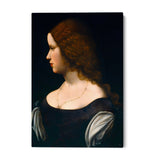 Retrato de una mujer joven, Leonardo Da Vinci