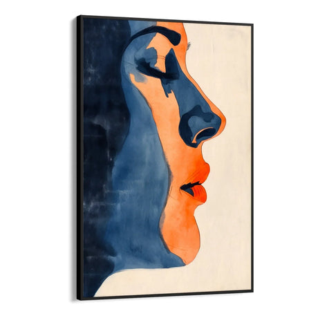 Quadro Stampa su Tela Ritratto in Penombra - CupidoDesign