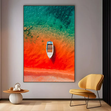 Quadro Stampa su Tela Riva Silenziosa - CupidoDesign