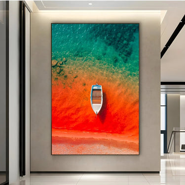 Quadro Stampa su Tela Riva Silenziosa - CupidoDesign