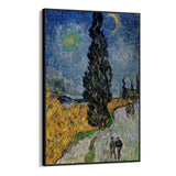 Camino con ciprés y estrella, Vincent Van Gogh