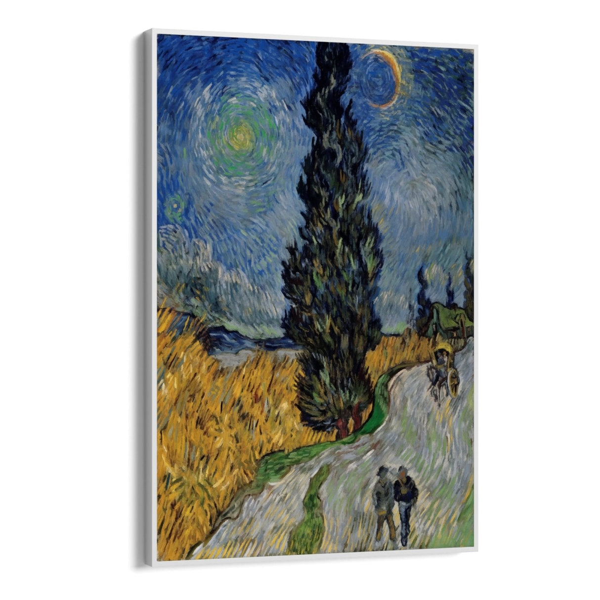 Road with Cypress and Star, Vincent Van Gogh - CupidoDesign