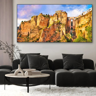 Quadro Stampa su Tela Ronda al Tramonto, Andalusia - CupidoDesign