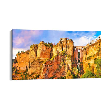 Quadro Stampa su Tela Ronda al Tramonto, Andalusia - CupidoDesign