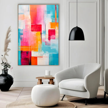 Quadro Stampa su Tela Rosa Delicato - CupidoDesign