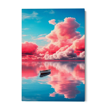 Quadro Stampa su Tela Rosa sull'orizzonte - CupidoDesign