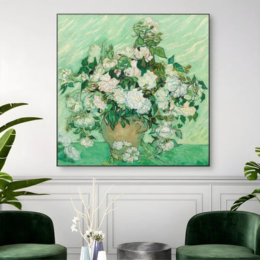Quadro Stampa su Tela Roses, Vincent Van Gogh - CupidoDesign
