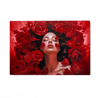 Quadro Stampa su Tela Rossa Passione - CupidoDesign