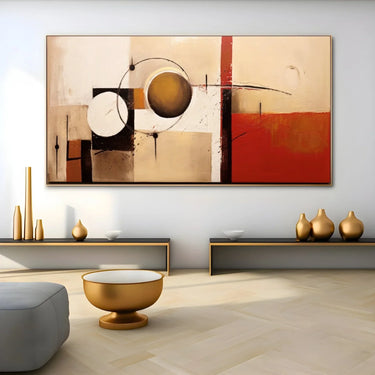 Quadro Stampa su Tela Rosso astratto - CupidoDesign