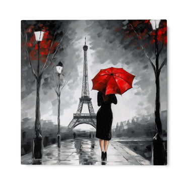 Quadro Stampa su Tela Rosso d'amore - CupidoDesign