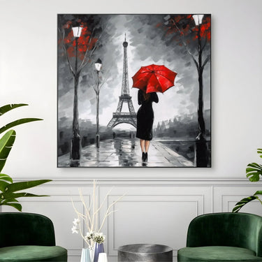 Quadro Stampa su Tela Rosso d'amore - CupidoDesign