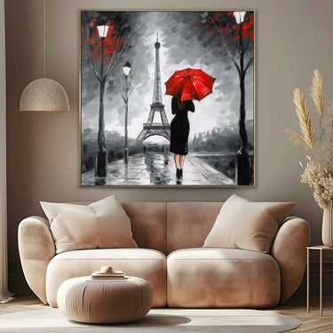 Quadro Stampa su Tela Rosso d'amore - CupidoDesign