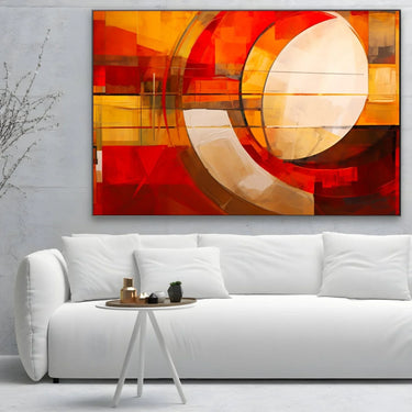 Quadro Stampa su Tela Rosso Estremo - CupidoDesign
