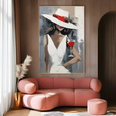 Quadro Stampa su Tela Rosso passione - CupidoDesign