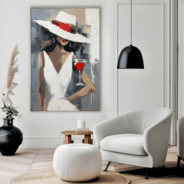 Quadro Stampa su Tela Rosso passione - CupidoDesign