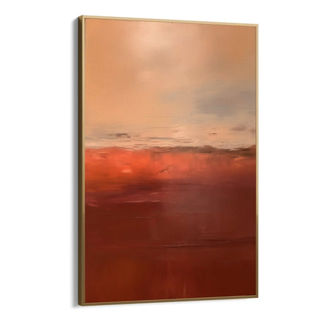 Quadro Stampa su Tela Rosso Raffinato - CupidoDesign