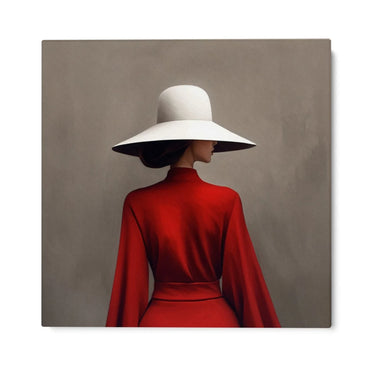 Quadro Stampa su Tela Rosso Vivo - CupidoDesign