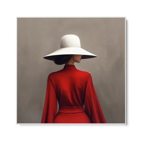 Quadro Stampa su Tela Rosso Vivo - CupidoDesign