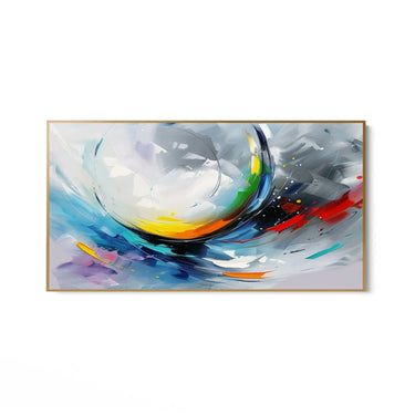 Quadro Stampa su Tela Ruota arcobaleno - CupidoDesign