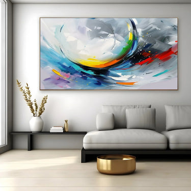 Quadro Stampa su Tela Ruota arcobaleno - CupidoDesign