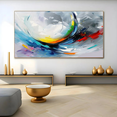 Quadro Stampa su Tela Ruota arcobaleno - CupidoDesign
