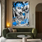 Quadro Stampa su Tela Salvador Dalì Graffiti - CupidoDesign
