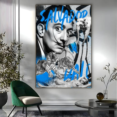 Quadro Stampa su Tela Salvador Dalì Graffiti - CupidoDesign
