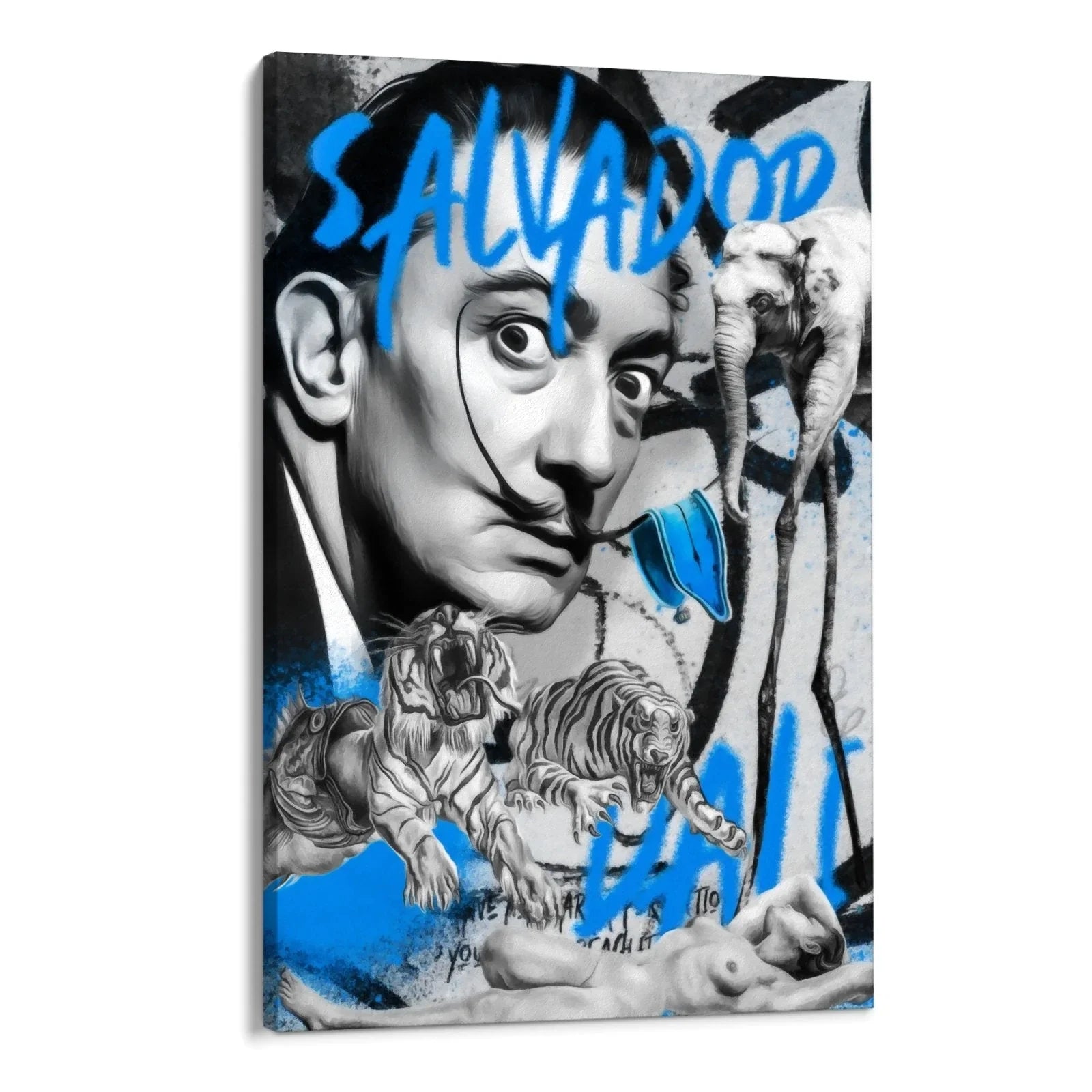 Quadro Stampa su Tela Salvador Dalì Graffiti - CupidoDesign