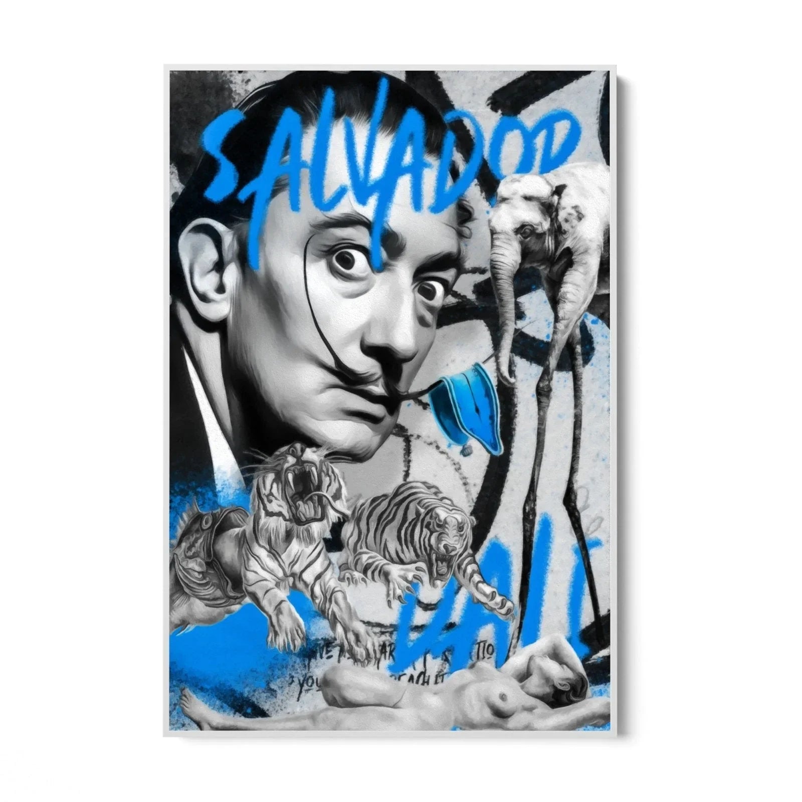 Quadro Stampa su Tela Salvador Dalì Graffiti - CupidoDesign
