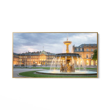 Quadro Stampa su Tela Schlossplatz, Stoccarda - CupidoDesign