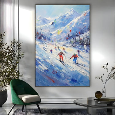 Quadro Stampa su Tela Scia Colorata - CupidoDesign