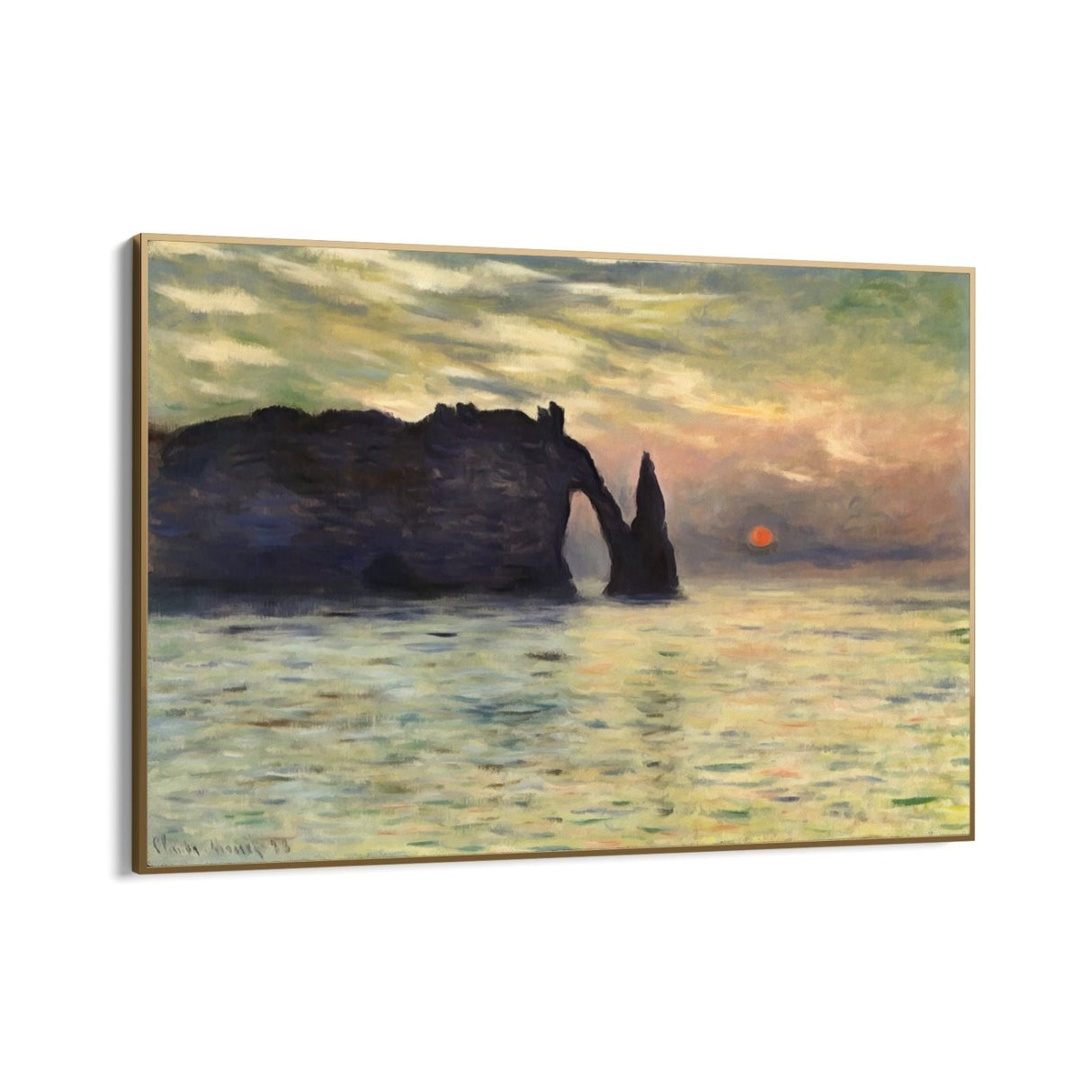 Scogliera a etretat - Claude Monet - CupidoDesign