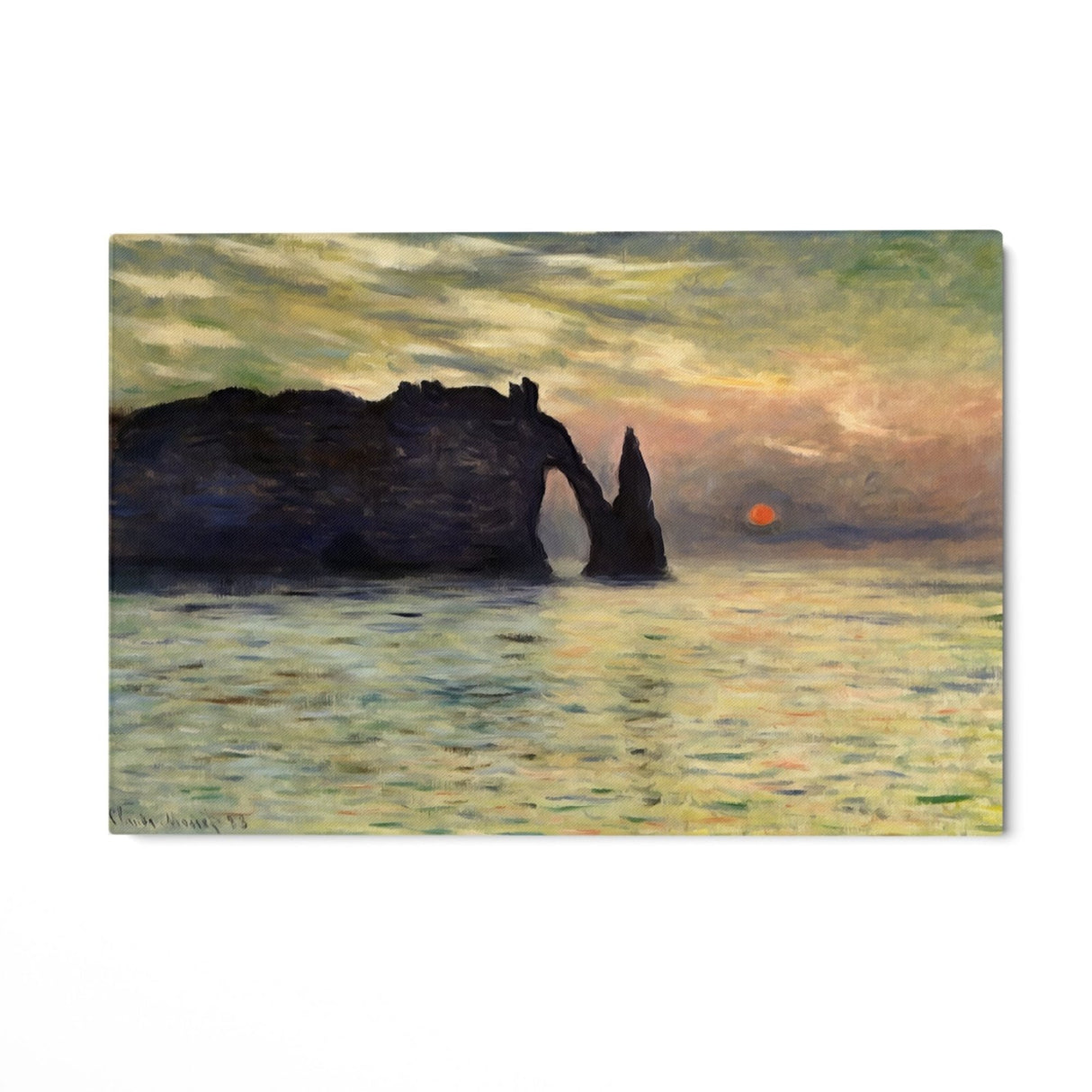 Scogliera a etretat - Claude Monet - CupidoDesign