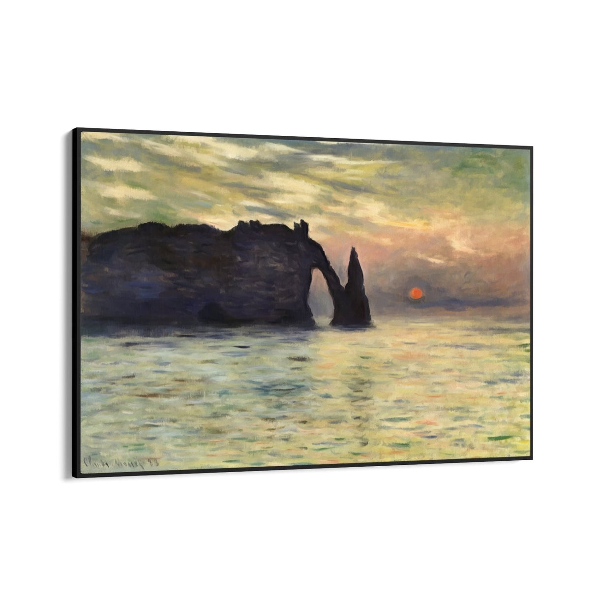 Scogliera a etretat - Claude Monet - CupidoDesign