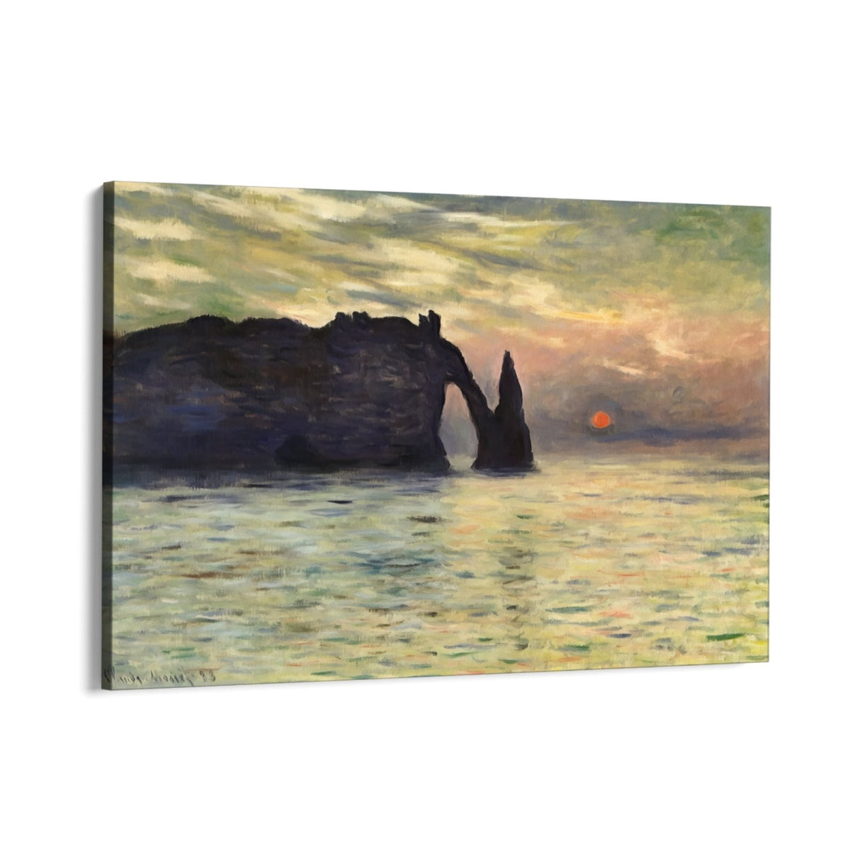 Scogliera a etretat - Claude Monet - CupidoDesign