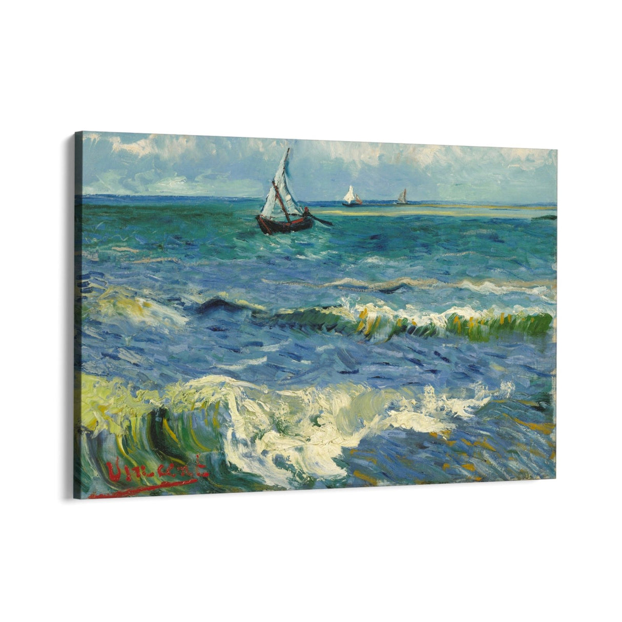 Seascape near Les Saintes Maries de la Mer,Vincent Van Gogh - CupidoDesign