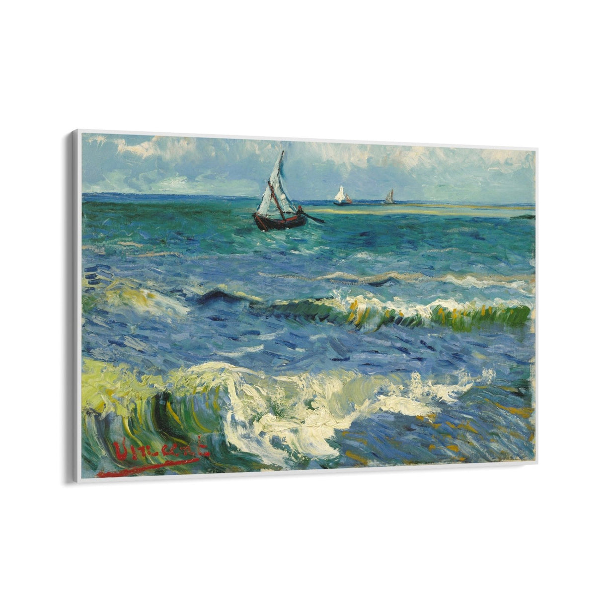 Seascape near Les Saintes Maries de la Mer,Vincent Van Gogh - CupidoDesign