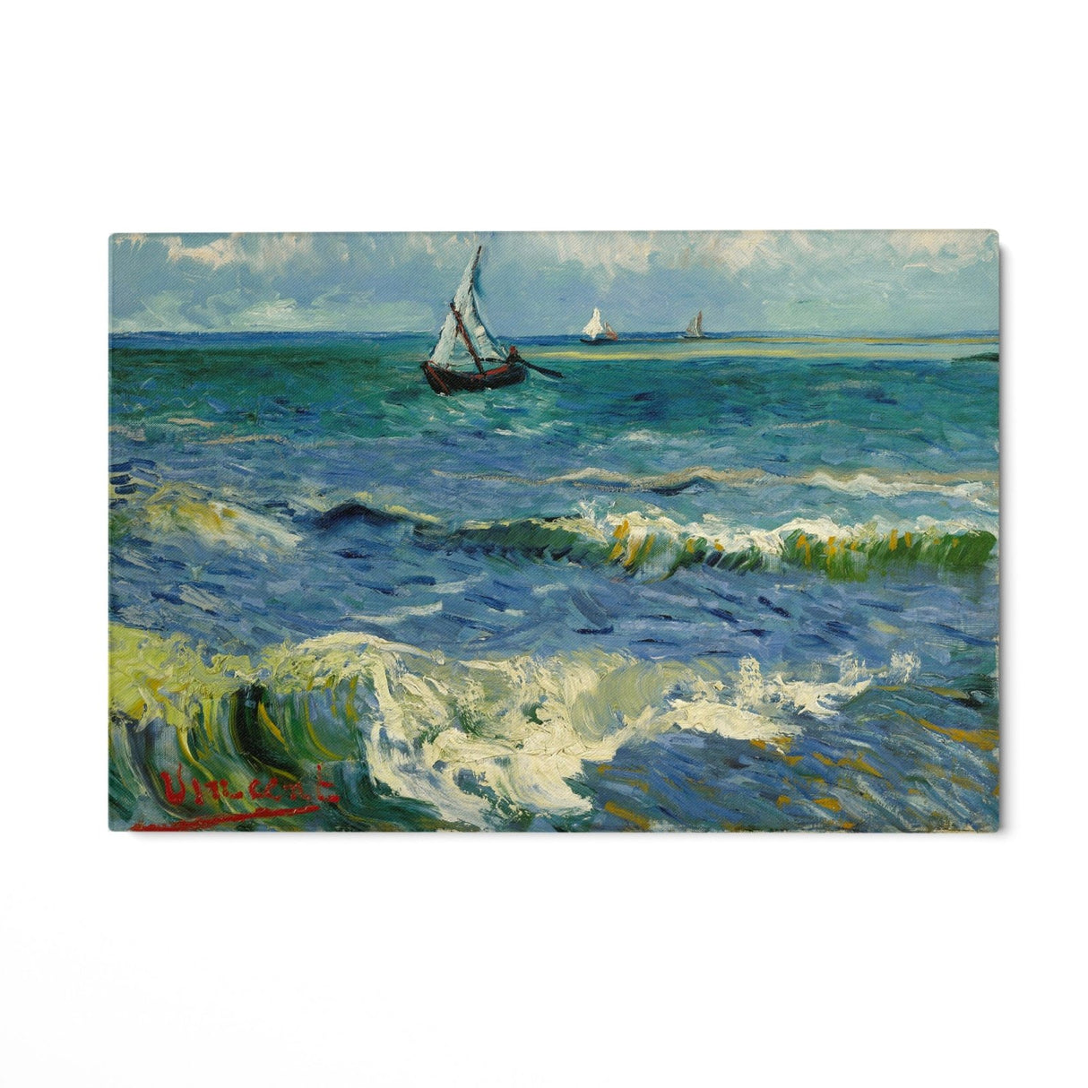 Seascape near Les Saintes Maries de la Mer,Vincent Van Gogh - CupidoDesign