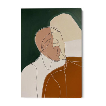 Quadro Stampa su Tela Semplice Intreccio - CupidoDesign