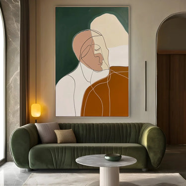 Quadro Stampa su Tela Semplice Intreccio - CupidoDesign
