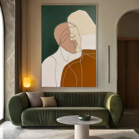 Quadro Stampa su Tela Semplice Intreccio - CupidoDesign