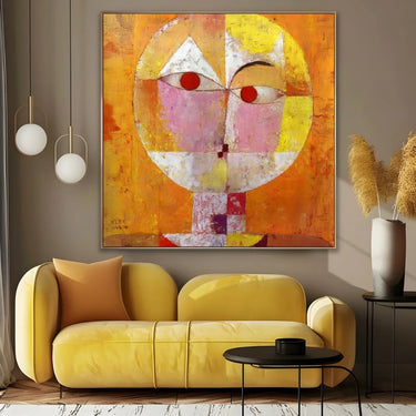 Quadro Stampa su Tela Senecio - Paul Klee - CupidoDesign