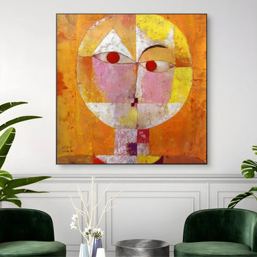 Quadro Stampa su Tela Senecio - Paul Klee - CupidoDesign