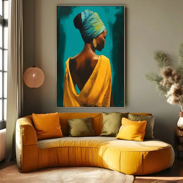 Quadro Stampa su Tela Sensualità Africana - CupidoDesign