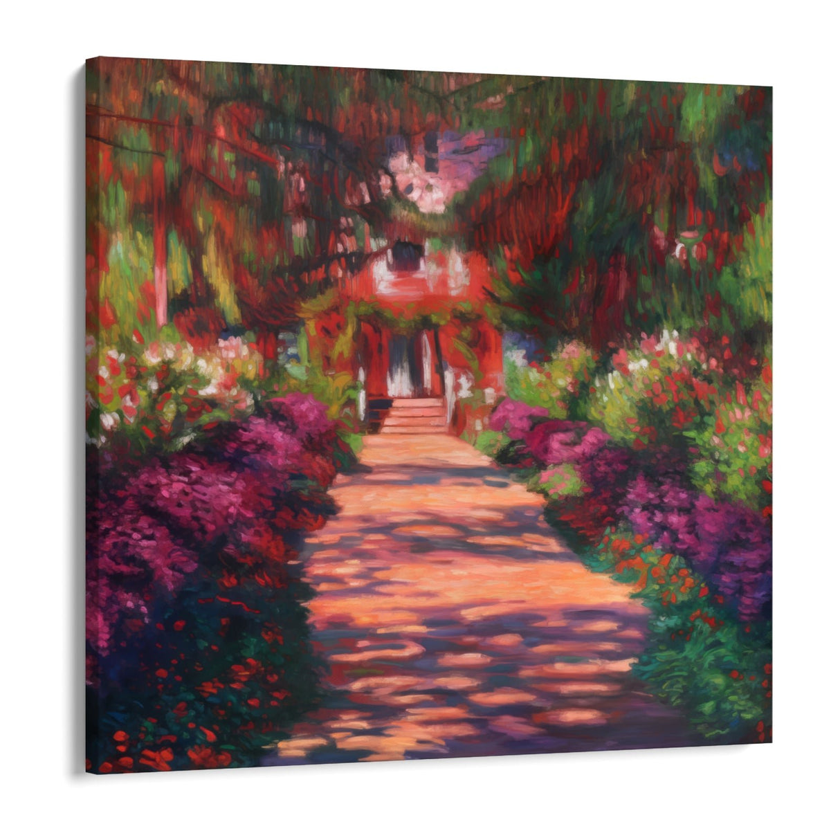 Sentiero nel giardino - Claude Monet - CupidoDesign