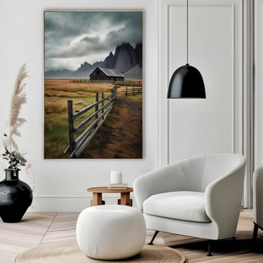Quadro Stampa su Tela Sentiero tra le cime - CupidoDesign