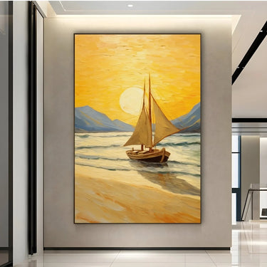 Quadro Stampa su Tela Serenità al tramonto - CupidoDesign