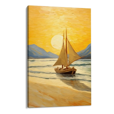 Quadro Stampa su Tela Serenità al tramonto - CupidoDesign