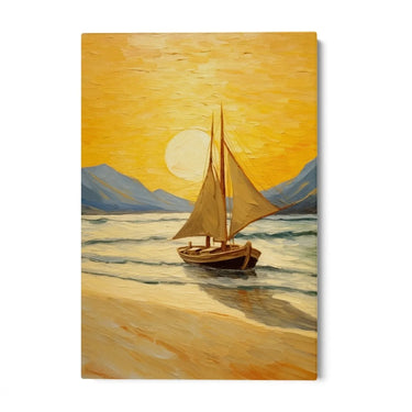 Quadro Stampa su Tela Serenità al tramonto - CupidoDesign