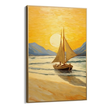 Quadro Stampa su Tela Serenità al tramonto - CupidoDesign